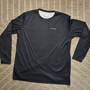 Columbia Men's PFG Black Long Sleeve Shirt